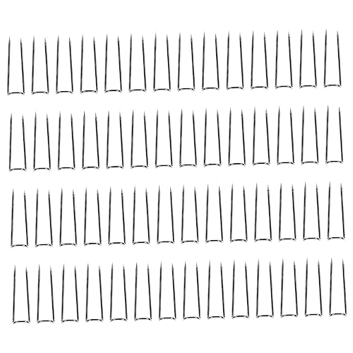 NUOBESTY 100St U-förmige Quiltnadel doppelter Kleiderständer Positioniernadel Stift hochzeitsdeko hochzeits Dekoration Stoffpositionierungsnadeln langlebige Nadel zum Nähen Rostfreier Stahl von NUOBESTY