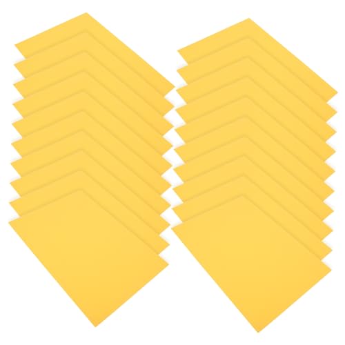 NUOBESTY 100St papier schneiden selber machen Scrapbook-Origami-Papier doppelseitiges Origami-Papier bastel materialien einschlagpapier dünnes Faltpapier Kinder falten Papier Yellow von NUOBESTY