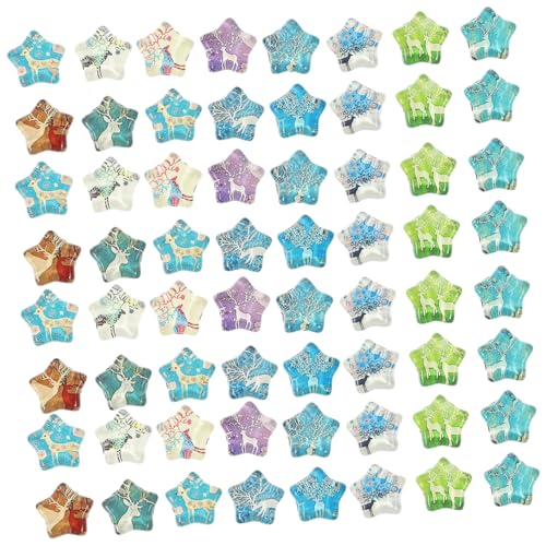 NUOBESTY 100st Leuchtender Edelstein-patch Edelsteinpflaster Für Schmuck Patches Zur Schmuckherstellung Gewölbter Edelstein-patch Zum Selbermachen Leuchtender Schmuck Kuppelflecken Glas von NUOBESTY