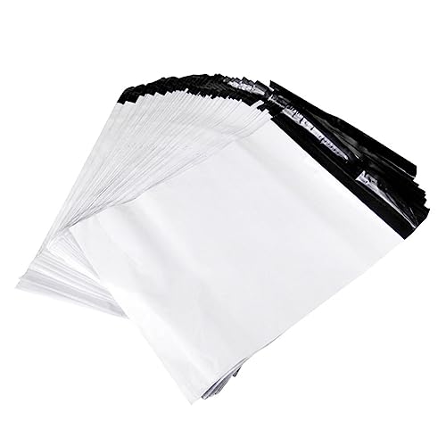 NUOBESTY 100st Weiße Kuriertasche Gepolsterter Mailer Logistiktasche Bubble-mailer Versandtaschen Versand Bubble Mailer Weißer Versand Verdickter Postbeutel Versand Mailer Postversand Sport von NUOBESTY