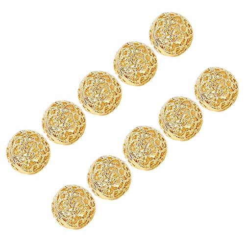 NUOBESTY 10St DIY-Perlen goldene Ringe Edelsteine goldene Reifen Perlensets Conch-Piercing-Schmuck geldgeschenke weihnachten wheinachtsgeschenke gold beads Schmuckherstellung aus Perlen von NUOBESTY