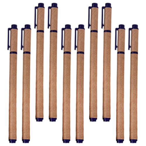 NUOBESTY 10St neutrale Stifte gelstifte gel schreibstifte sign pen büromaterial office supplies feiner Stift Partygeschenk Kugelschreiber bezaubernde Schreibstifte Bürozubehör Kraftpapier von NUOBESTY