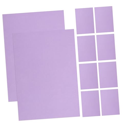 NUOBESTY 10st Kartenvorrat Bastelkarton Halloween-karton Farbige Pappe Scrapbook-karton Dekorativer Karton Farbkarton Karton Für Die Kartenherstellung Karton Farbig Papier Violett von NUOBESTY