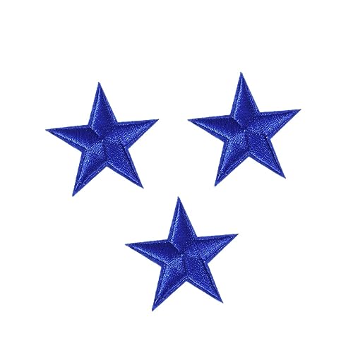 NUOBESTY 10st Pentagramm-stickerei Dekorative Aufnäher Zum Aufbügeln Applikationen, Bestickte Aufkleber Zum Aufnähen Hüte Kleidung Schuhe Hemden Jacken Stern-patch Kleines Abzeichen Denim von NUOBESTY