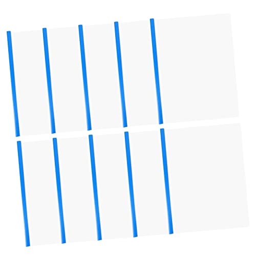 NUOBESTY 10st Schubladenordner Aktenschrank Veranstalter Vakuum Gleitgriff-bindungsstangen Zertifikatsordner Clip Dokumentieren Klemmbrett Mit Speicher Unterlagen Bindemittel Blue Plastik von NUOBESTY