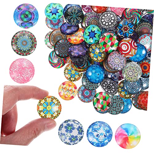 NUOBESTY 120 Stück Teiliges Runde Glascabochons Bunte Glassteine DIY Schmuckanhänger Steine für Halsketten Ohrringe Schlüsselanhänger Basteln Hochzeit Deko NUOBESTY 120 Stück Teiliges Runde Glascabochons Bunte Glassteine DIY Schmuckanhänger Steine für Halsketten Ohrringe Schlüsselanhänger Basteln Hochzeit Deko von NUOBESTY