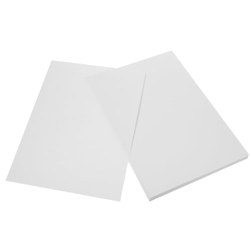 NUOBESTY 150 Stück Aquarellpapier Papiergewicht Staffelei Malpapier leer Whiteboard Baumwollpapier maltafel für malbrett Zeichenpapier praktisches Malpapier Weiß von NUOBESTY