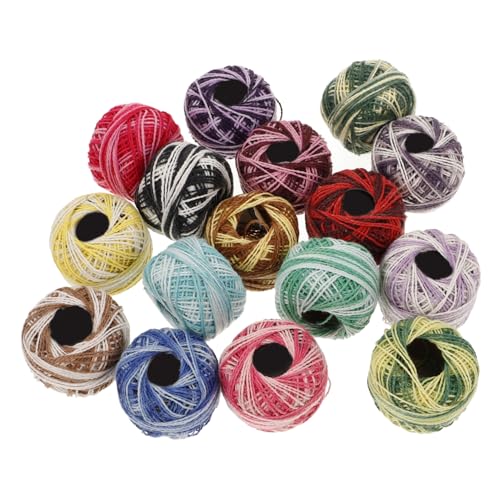 NUOBESTY 16Rolle Teiliges Set Baumwoll Stickgarn für Kreuzstich und Handarbeiten Umweltfreundliche Zufällig Ausgewählte Farben für DIY Projekte und Kreative NUOBESTY 16Rolle Teiliges Set Baumwoll Stickgarn für Kreuzstich und Handarbeiten Umweltfreundliche Zufällig Ausgewählte Farben für DIY Projekte und Kreative von NUOBESTY