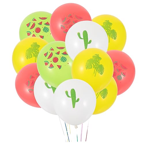 NUOBESTY 16st Hawaiianischer Ballon Ballonbogen Helium Dekorationen Gänseblümchen Ballons Kaktusballons Tropisch Ballongirlande Led-ballonlichter Geburtstagsparty Liefert Emulsion von NUOBESTY