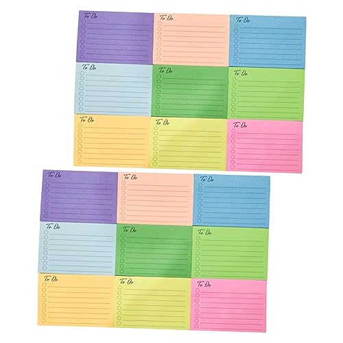 NUOBESTY 18 Haftnotizen Aufkleber Notizblock dekorativ Angebot beachten selbstklebende Notizblöcke Büro-Notizblöcke student gadgets memoboard Wohnaccessoires abreißbare Memo-Sticker Papier von NUOBESTY