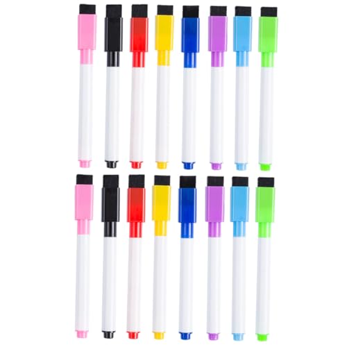 NUOBESTY 18 Stk Whiteboard-Stift Schreibwaren-Marker kindermarker Büro-Whiteboard Whiteboard für Kinder whiteboard stifte kinder white boarding stifte Bürozubehör Kinderaccessoire Abs von NUOBESTY