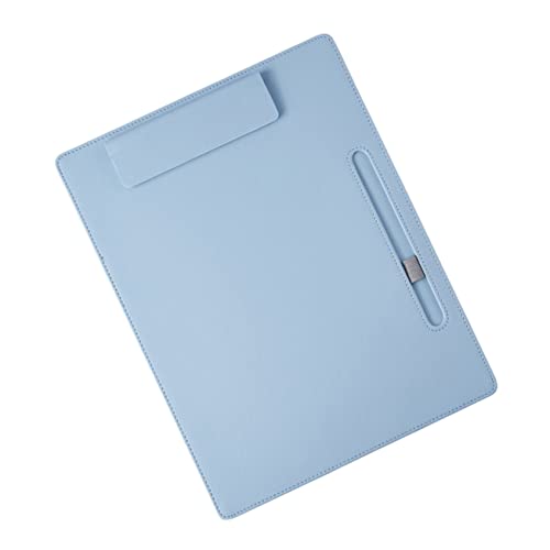 NUOBESTY 1Stk Aktenordner Papier Zwischenablage aus Pappe dokumentieren Planke A4-Ordner-Zwischenablage Notiz schreibtafel buchstabentafel ordnee A4-Klemmbrett Mehrzweck-Klemmbrett Sky-blue von NUOBESTY