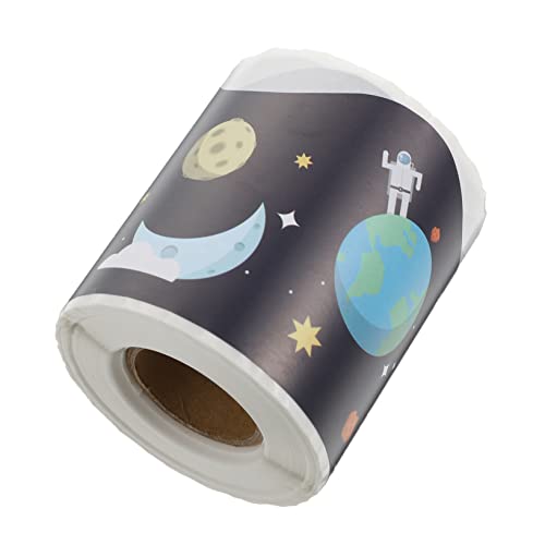 NUOBESTY 1Stk Aufkleber für die Weltraumgrenze Klebeband Pinnwand-Grenzen Wanddekoration Etiketten weltraum sticker dekoration aufkleber zur schuleröffnung Tafelaufkleber Papier von NUOBESTY