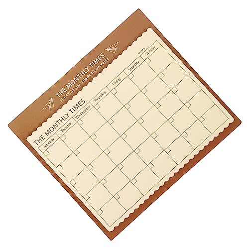 NUOBESTY 1Stk Geschäftsplan Tagesplanbuch wöchentlicher Notizblock Wochenplaner Kalender-Whiteboard write board schreintischorganizer zerreißbarer Notizblock Zeitplan-Notizblock Papier von NUOBESTY