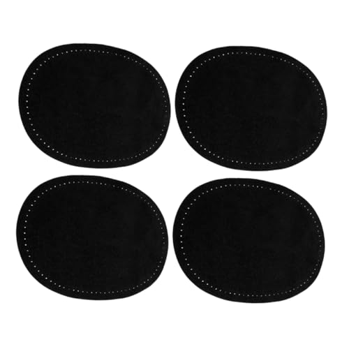 NUOBESTY 2 Paar Hosenflicken Reparaturflicken für Jacken Flicken für Hosen Kleiderflicken für Löcher Kleidungsflecken für Löcher Ellenbogen-Patches Reparatur von Kleidungsstoffen Black von NUOBESTY