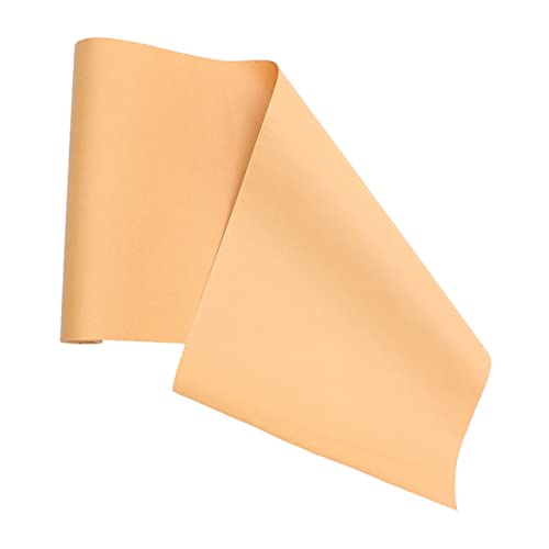 NUOBESTY 2 Rollen Geschenkpapier Bastelpapier Metzgerpapier Poster braunes Tonpapier kreativpapier paketpapier Braunpapier vellum Geschenkverpackung Kraftpapier Light Brown von NUOBESTY