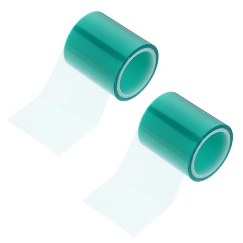 NUOBESTY 2 Rollen transparentes klebeband Harzband zum Formen von Epoxidharz Lünetten aus Harz UV-Klebeband Band Masse dekoratives Klebeband nahtloses Papierband das Haustier Green von NUOBESTY