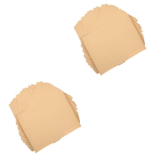 NUOBESTY 2 Sätze A4 Papier Marmeladen Pergamentpapier Umzugspapier Pergamentpapier Backpapier Nicht Papiere Notizblöcke Dickes Papier Ungebleichtes Butterbrotpapier 50 Blatt*2 von NUOBESTY