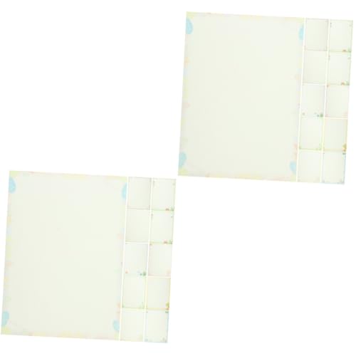 NUOBESTY 2 Sätze A4 Spitzen Computerpapier Farbkopierpapier Maldruckpapier 1 Packung 50 Stück Kopierpapier Konstruktionspapier Kettendrucker Pastellfarben Malpapier 50 Blatt*2 von NUOBESTY