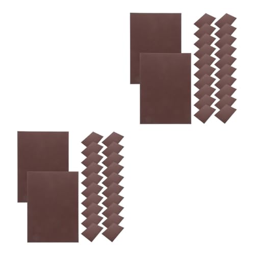 NUOBESTY 2 Sätze Handbemalter Karton A4-bastelpapier Malen Von Diy-werkzeugen Handgefertigte Bastelpapiere Origami-materialien Malkartonpapier Diy Liefert 230g Papier Coffee 30 Stück * 2 von NUOBESTY