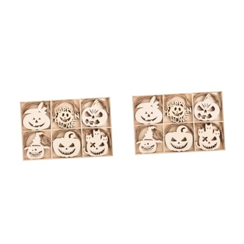 NUOBESTY 2 Sätze Hangtag Aus Holz Dekorationen Sojawachs Für Die Kerzenherstellung Leuchter Halloween -ornamente Rot Heimdekoration Weihnachtskugeln Party Gartenschnur Hölzern 60 Stück * 2 von NUOBESTY