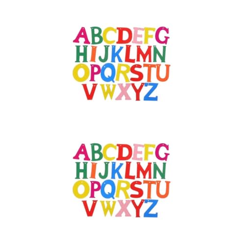 NUOBESTY 2 Sätze Holzspäne Mit Englischem Alphabet Unfertige Holzbuchstaben Buchstaben Des Schriftartalphabets Buchstabenformen Aus Holz Gemischtes Holzalphabet Holzschnitzel 200 Stück * 2 von NUOBESTY