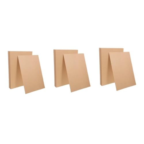 NUOBESTY 2 Sätze Kraftkarton Kunstkartenpapier Kartonpapier Karton Für Die Kartenherstellung Brauner Karton Zubehör Für Diy-projekte Einladungskarton Kraftpapier Brown 50 Stück * 2 von NUOBESTY