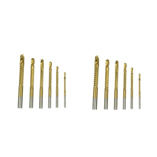 NUOBESTY 2 Sätze Langweilig Schnecke Zubehör Beschichtet Planke Schlüssel Spiralbohrer Hochgeschwindigkeitsbohrer Golden 6 Stücke * 2 NUOBESTY 2 Sätze Langweilig Schnecke Zubehör Beschichtet Planke Schlüssel Spiralbohrer Hochgeschwindigkeitsbohrer Golden 6 Stücke * 2 von NUOBESTY