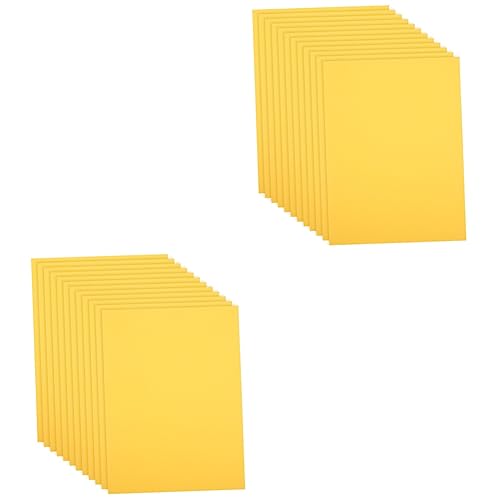 NUOBESTY 2 Sätze Origamipapier Zum Basteln Farbiges Origami-papier Pastell Bastel Materialien Einschlagpapier Plotterpapier Papiere Falten Origami Papier Selber Machen Yellow 100 Stück * 2 von NUOBESTY