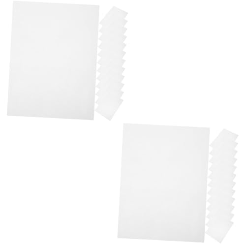 NUOBESTY 2 Sätze Schrumpfpapier-set Bastelzeug Bastelmaterial Diy-material Schrumpfhandwerk Bastel Materialien Bastelbedarf Schrumpffolie Brosche Liefern Diy-versorgung Bops 20 Stück * 2 von NUOBESTY