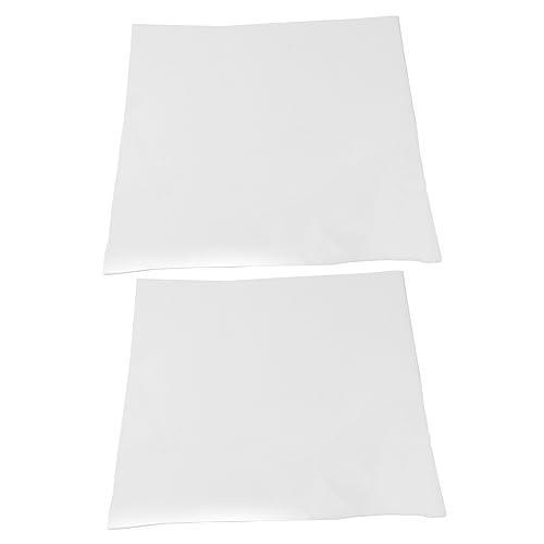 NUOBESTY 2 Sätze à 30 Stück Reis Papier Pergamentpapier Baumwolle Runden Reispapier Zum Schreiben Quadratisches Tintenpapier Reispapier Bemalen Zellstoffpapier Zeichnen Püree Weiß von NUOBESTY