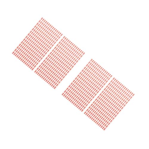 NUOBESTY 2 Sätze -aufkleber Pfeilaufkleber Klein Pfeilzeichenaufkleber Selbstklebende Pfeilaufkleber Pfeilförmige Etiketten Pfeilförmige Aufkleber Heißschmelzkleber Rot 2 Stück * 2 von NUOBESTY