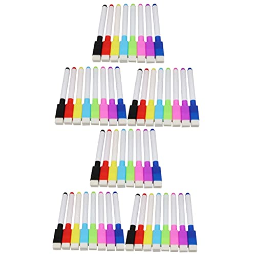 NUOBESTY 2 Sets 24 Stück Magnetischer Markierungsstift Für Whiteboard Magnetisch Löschbar Magnetischer Marker Whiteboard Markierungsstift Farbige Kreide Magnetische Weiße Tafel von NUOBESTY