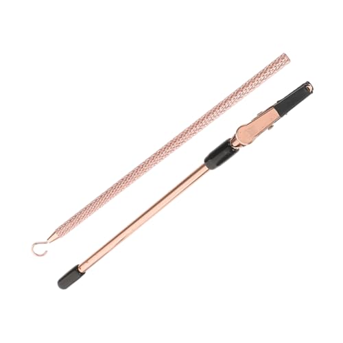 NUOBESTY 2 Stk Armbandhilfe -halsketten-helfer Hakenausrüstung Für Halskette Tragbare Armbandhelfer - -tool Werkzeug Zum Befestigen Von Armbändern Rose Gold Eisen von NUOBESTY