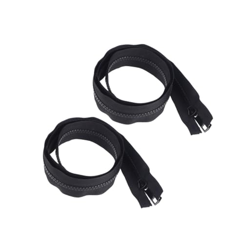 NUOBESTY 2 Stück 5 unten Reißverschlüsse zipper zipties köstüme Hose Kabel Reißverschluss Zubehör zum Nähen von Kleidungsstücken Kleidung Reißverschlüsse DIY Reißverschluss Black von NUOBESTY