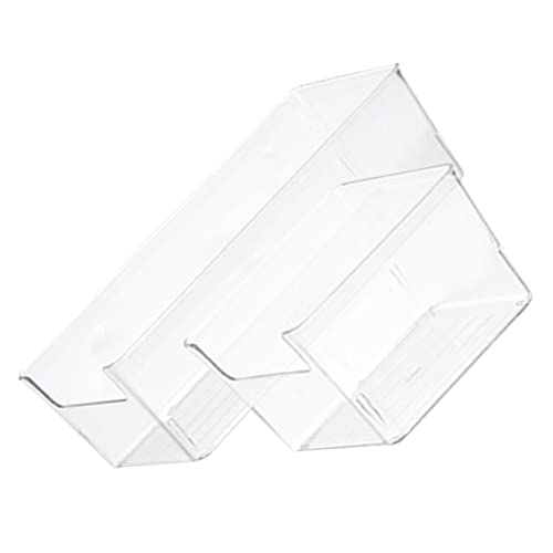 NUOBESTY 2 Stücke Boxen Schubladen-Organizer Klarsichtboxen zur Aufbewahrung Sortierboxen für Kleinigkeiten Schranktrenner diverse Make-up-Halter Acryl Transparent von NUOBESTY