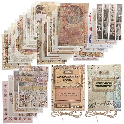 NUOBESTY 2 Taschenrohpapier kreativpapier scrapbook paper scrapbooking zubehör papierkleber Umschlag Sammelalbum Karte druckerpapier papier selber machen Dekorpapier für Scrapbooking von NUOBESTY