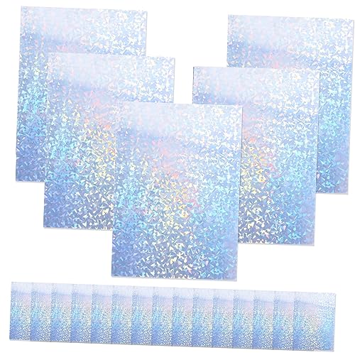 NUOBESTY 20 Blatt Blatt Aufkleber Aus Druckerpapier Aufkleberdruckerpapier Bedruckbares Vinyl Mattes Aufkleberpapier Für Drucker Glänzendes Aufkleberpapier Glitzeraufkleber Klebeetiketten von NUOBESTY