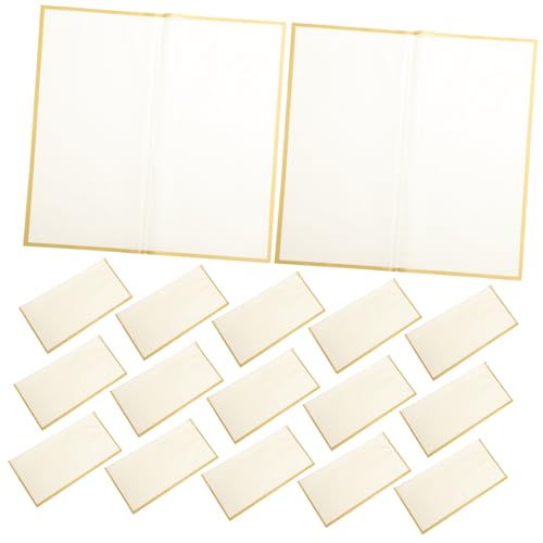 NUOBESTY 20 Blatt Mattes Papier Floristen Wickeltaschen Pvc Goldenes Blumenstrauß Wickelpapier Blumenstrauß Wickelpapier Seidenpapier von NUOBESTY