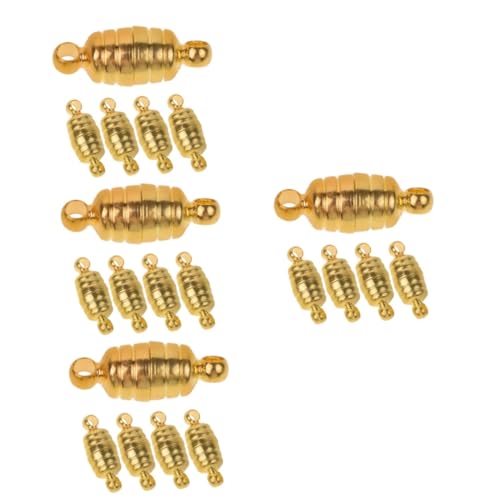 NUOBESTY 20 Stück Magnetschnalle Magnetverschlüsse Für Armbänder Magnetverschlüsse Für Halsketten Armbandverbinder Armband Magnetschnallen DIY Magnetverschluss Für Armbänder von NUOBESTY