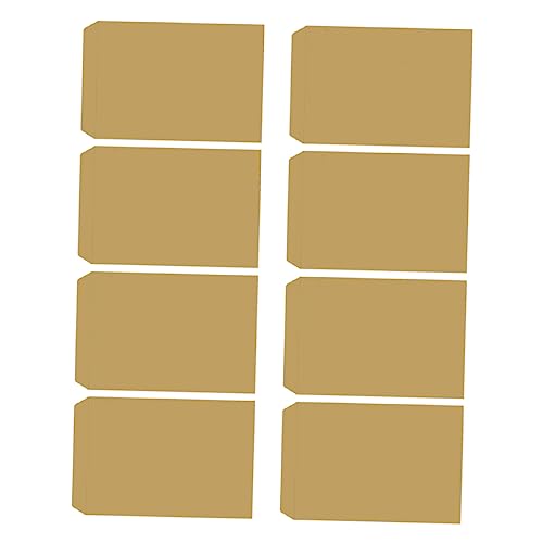 NUOBESTY 200St Umschlag Kraft-Versandtaschen Versandumschläge Umschläge aus Kraftkarten Kraft-Umschläge geldumschläge briefumschläge Aktenumschläge Dokumentenumschläge Kraftpapier Khaki von NUOBESTY