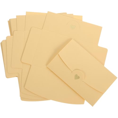 NUOBESTY 20St Umschlag geldumschläge envelope briefumschläge für postkarten weihnachtsbriefumschläge weihnachtliche briefumschläge Einladungsumschläge Tragbare Kartenumschläge Papier von NUOBESTY