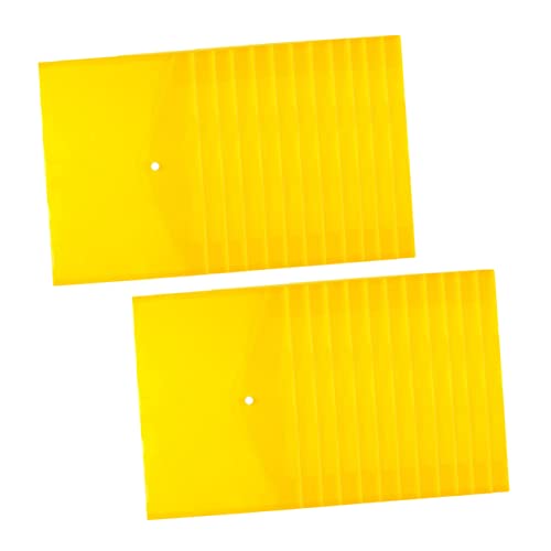 NUOBESTY 24St Dokumentenorganisator Akkordeon-Umschlagordner Umschläge ablegen A4-Ordner Aktenordner aus Papier a4 Ordner A4-Umschlag briefumschläge Dateiordner Dokumentenkoffer Yellow von NUOBESTY