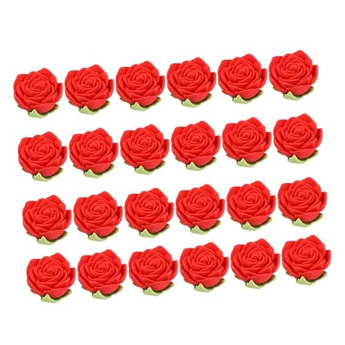 NUOBESTY 24St Radiergummi in Rosenform Korrektur Abdeckband Blumen Radiergummi Spielzeug Gewinnspiel erasers for süße radiergummis schreibwaren kreativer Radiergummi Farbe Radiergummi von NUOBESTY