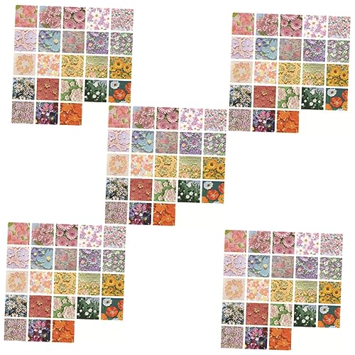 NUOBESTY 25 Sätze Materialaufkleber kokette Aufkleber Aufkleberpapier Klebstoff Punktaufkleber Etikett Scrapbooking Sticker Scrapbook Stickers dekorative Aufkleber Planer-Journal-Label von NUOBESTY