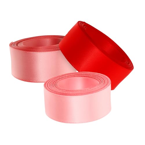 NUOBESTY 3 Rollen doppelseitiges Band seidenband ribbon klebeband für kleidung schienbeinschoner tape packing tape Geschenkband verpacken Festival-Packgurt Wickelband Packband Polyester von NUOBESTY