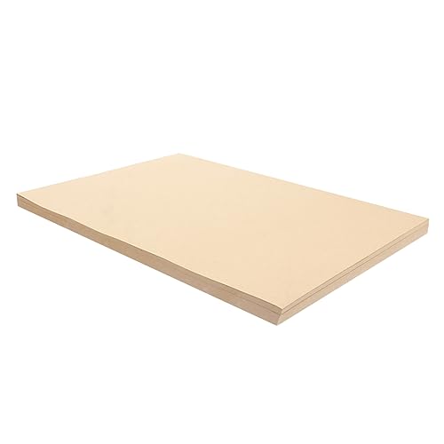 NUOBESTY 3 Sätze A4 Kraftpapier Leeres Kraftpapier Pergamentpapier Notizpapier Brief Antikes Schreibpapier 4k Schreibwaren Briefpapier Altes Schreibpapier Brown 100 Blatt*3 von NUOBESTY