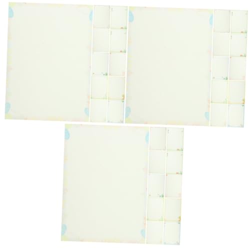 NUOBESTY 3 Sätze A4 Spitzen Computerpapier Farbkopierpapier Maldruckpapier 1 Packung 50 Stück Minidrucker Etikettenpapier Fotopapier Bedruckbares Pergament Leinenpapier 50 Blatt*3 von NUOBESTY