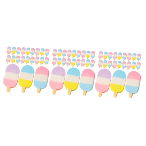 NUOBESTY 3 Sätze Eis Radiergummi Erasers for Radiergummi Kinder Bürogadges Radiergummis Für Kinder Tragbare Radiergummis Mini-eiscreme-radiergummis Synthesekautschuk 24 Stück * 3 von NUOBESTY