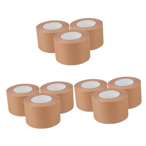 NUOBESTY 3 Sätze Klebeband Aus Kraftpapier Packband Aus Kraft Kraft-abdeckband Kraftpapier Klebeband Verschlussband Fixierung Klebeband Für Verpackungskartons Verpackungs Band 3 Rollen * 3 von NUOBESTY